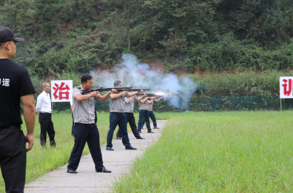 郴州市保安服務有限公司組織開展 實彈射擊訓練